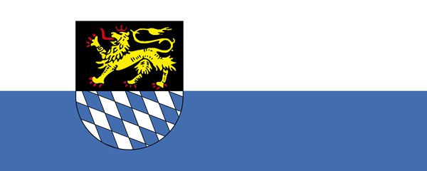 Horizontale Hissflagge der Stadt Simmern (©Stadt Simmern) Abbildung 2